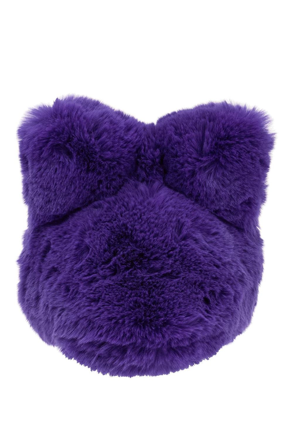 ACNE STUDIOS Oversized Fluffy Bow Eco-Fur Hat (S/M)