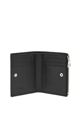 LOEWE Slim Mini Wallet in Black Calfskin