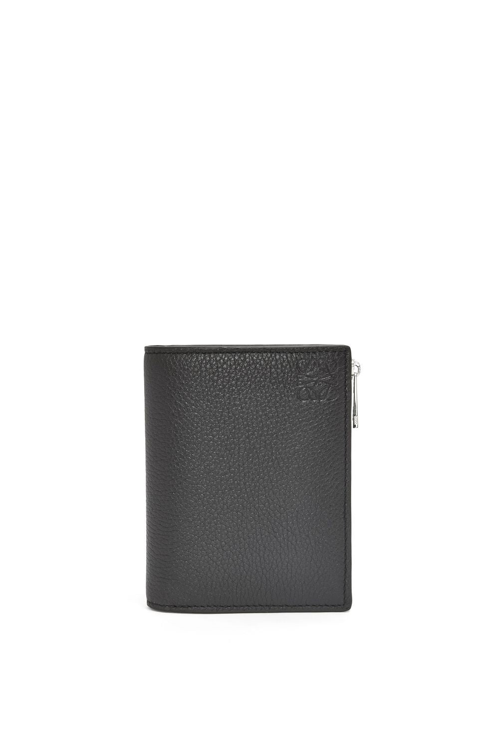 LOEWE Slim Mini Wallet in Black Calfskin