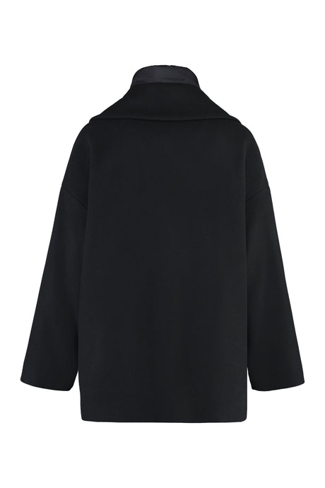 FW23用女性用黒リムーバブルライニングジャケット