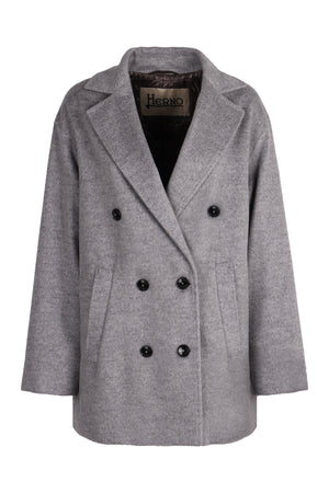 HERNO Chic Women's Wool Blend Outerwear Coat - FW24 Collection