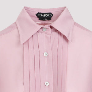 TOM FORD Fluid Semi-Transparent Blouse - Size 40