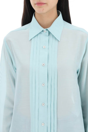 TOM FORD Fluid Semi-Transparent Blouse - Size 40