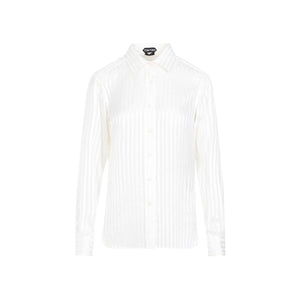 TOM FORD Luxurious Striped Silk Shirt for Women - SS24 Collection