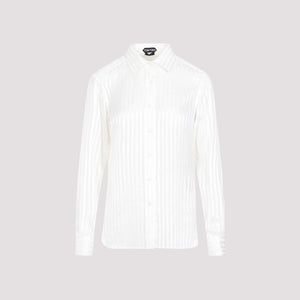 TOM FORD Luxurious Striped Silk Shirt for Women - SS24 Collection