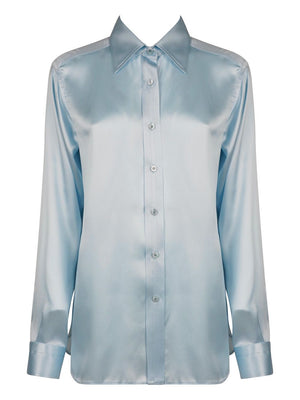 TOM FORD Charmeuse Silk Shirt for Women - Fall/Winter 2024