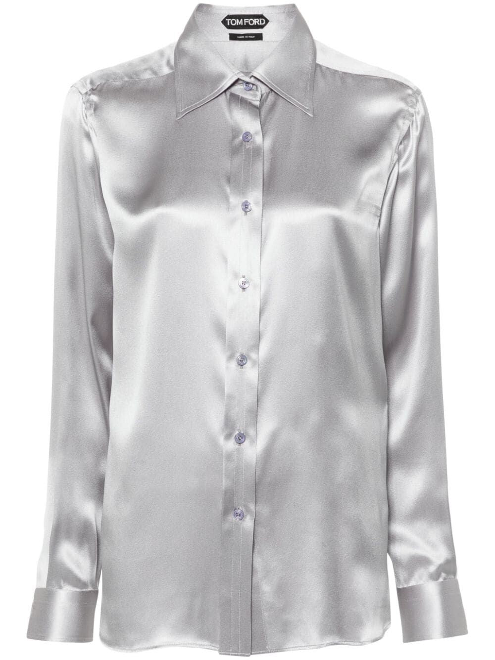 TOM FORD Charmeuse Silk Shirt for Women - Fall/Winter 2024