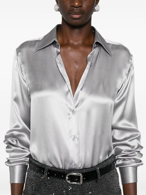 TOM FORD Charmeuse Silk Shirt for Women - Fall/Winter 2024