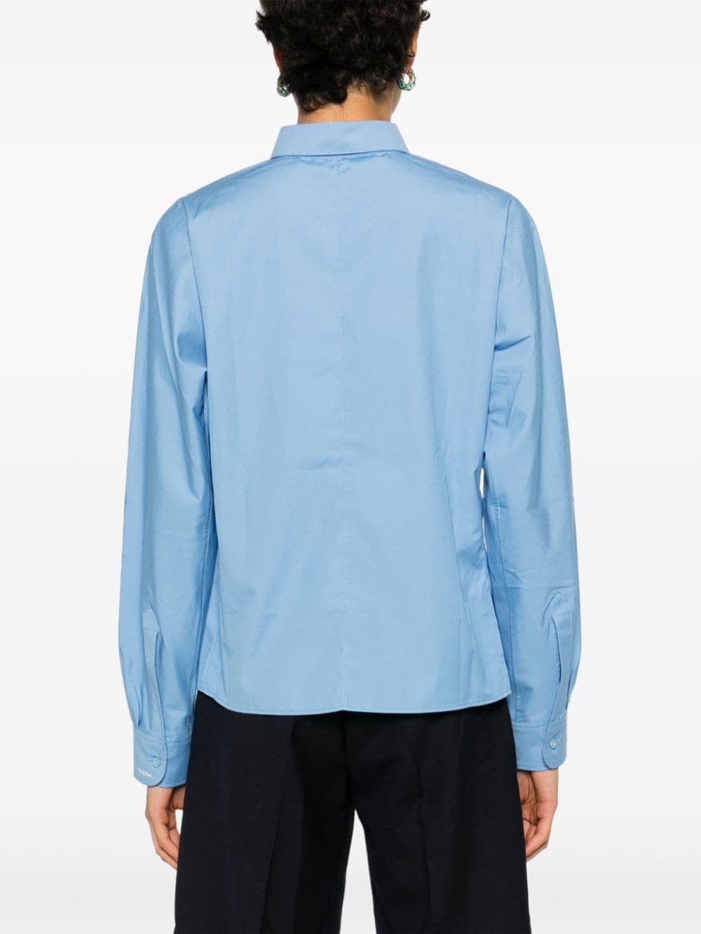 MARNI Woven Long Sleeve Shirt for Women - FW24 Collection