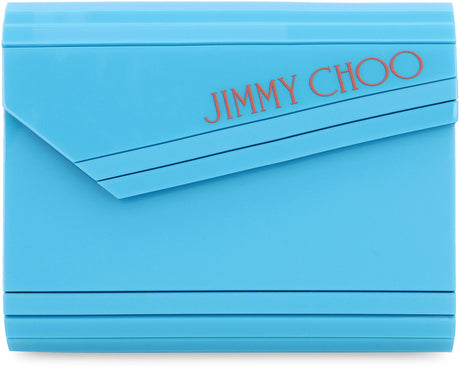 JIMMY CHOO Light Blue Acrylic Candy Clutch for Women - SS24