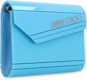 JIMMY CHOO Light Blue Acrylic Candy Clutch for Women - SS24
