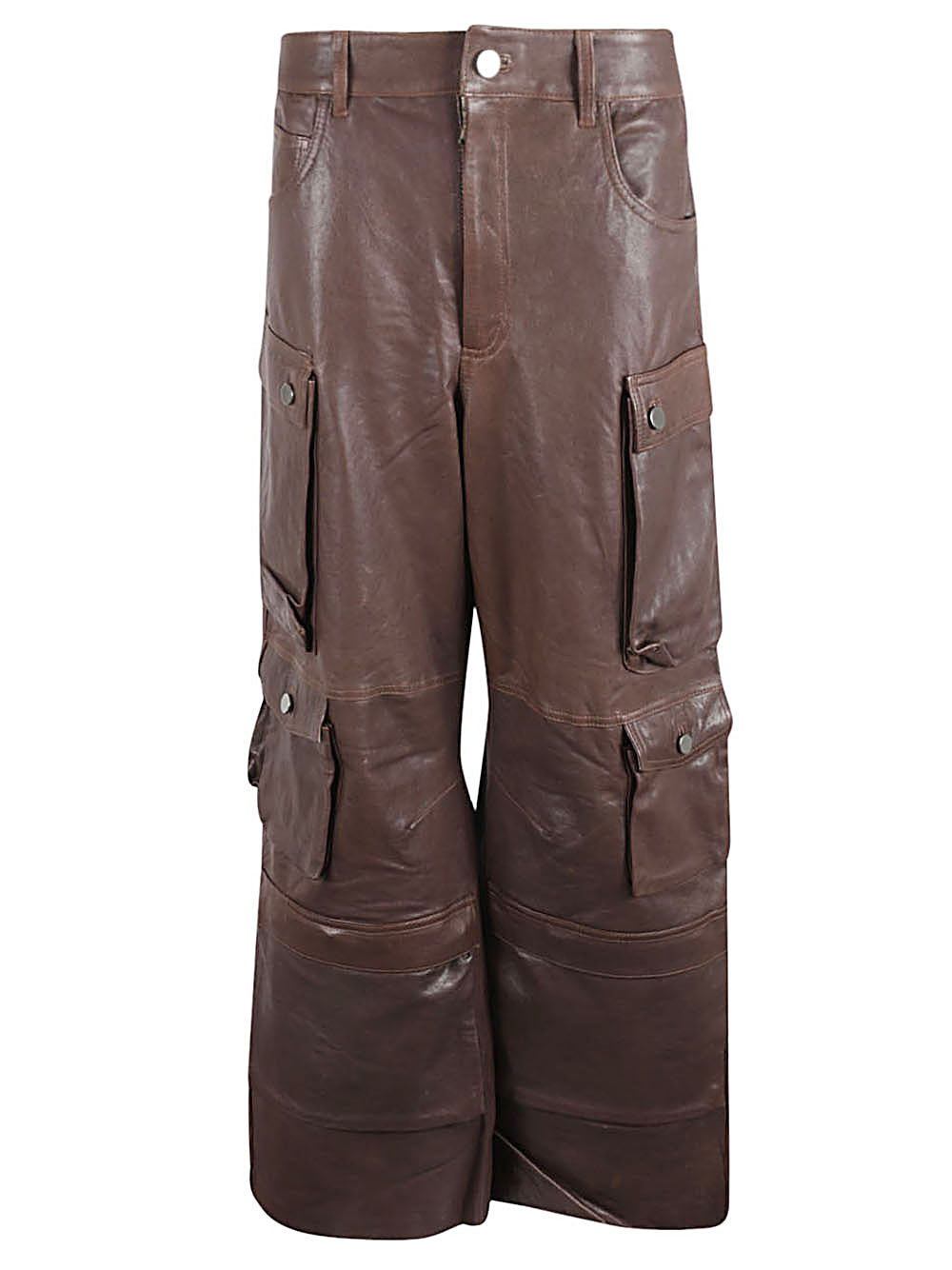 FERMAS CLUB 23FW Women's Straight Pants - Coffee Brown