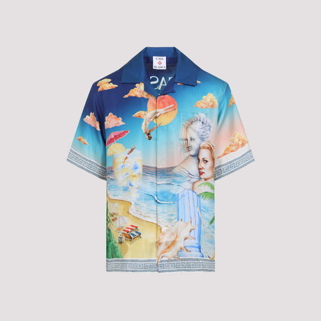 CASABLANCA Silk Masterpiece Shirt for Men - Spring Summer 25