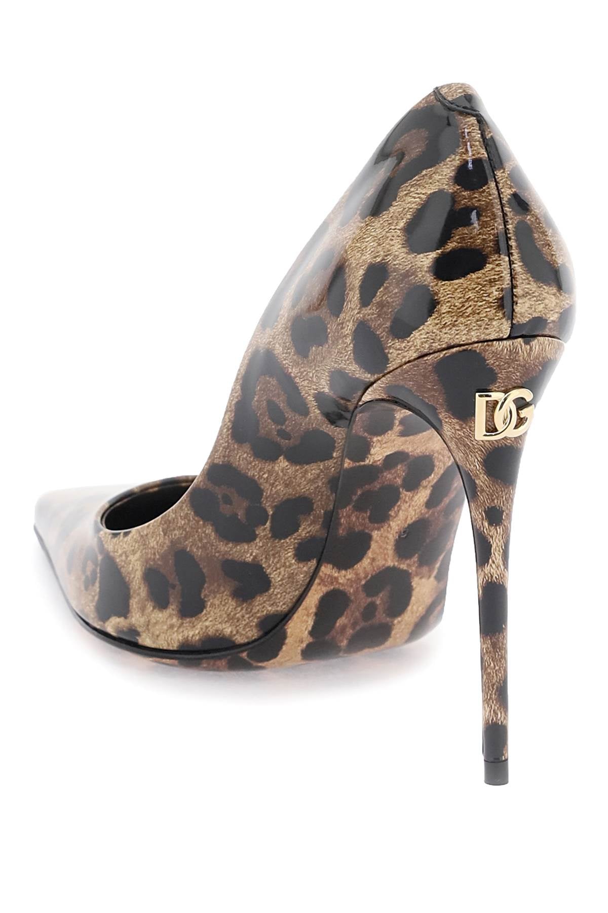 DOLCE & GABBANA Animalier Leather Stiletto Pumps for Women