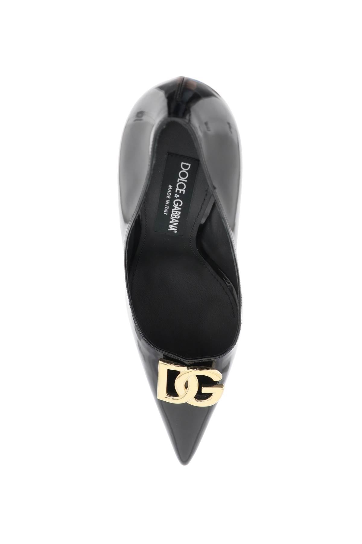 DOLCE & GABBANA Classic Black Leather Pumps for Women