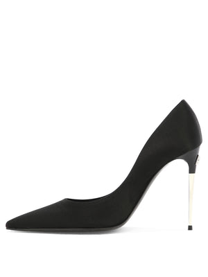 Elegant Black Satin Pumps for Women - SS24 Collection