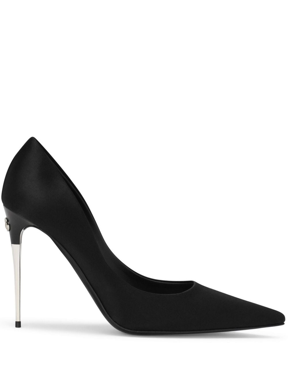 Elegant Black Satin Pumps for Women - SS24 Collection