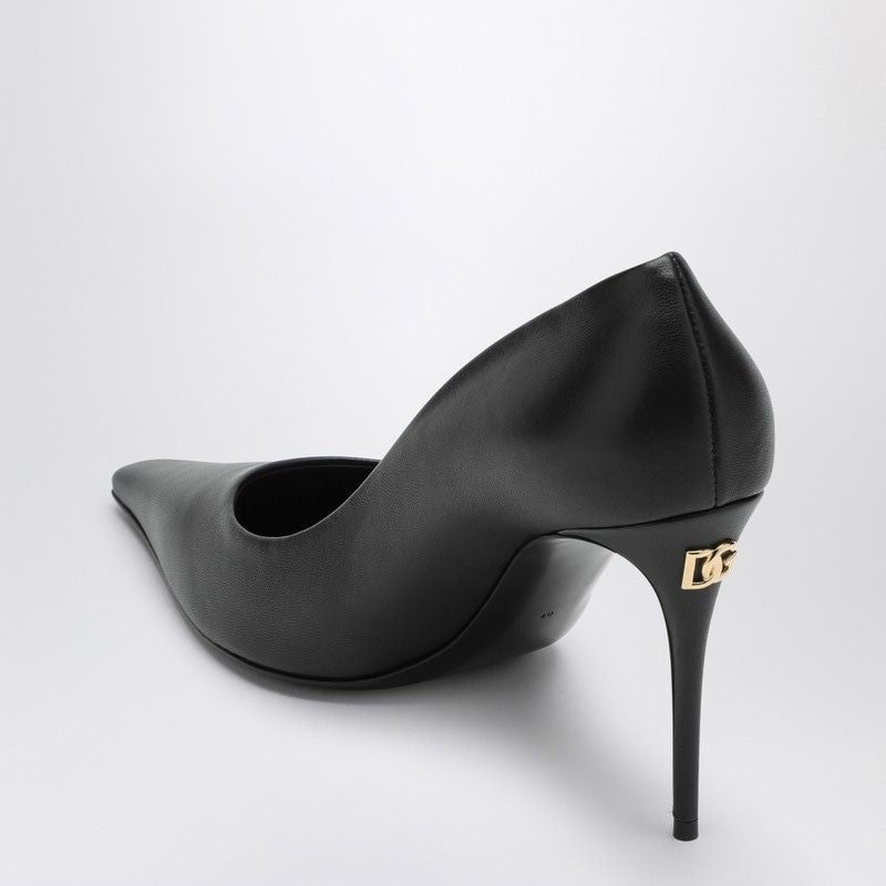 DOLCE & GABBANA High Black Leather Pumps