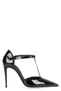 DOLCE & GABBANA T-Bar Patent Leather Pumps