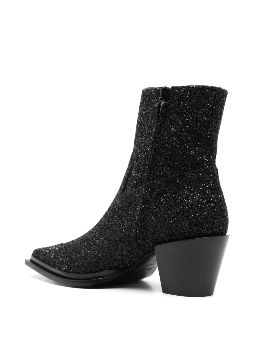 JIMMY CHOO CECE AB 60 GLITTERED BOOTS