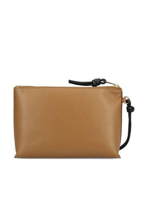 LOEWE Stylish Brown Knot T Pouch Handbag for Women