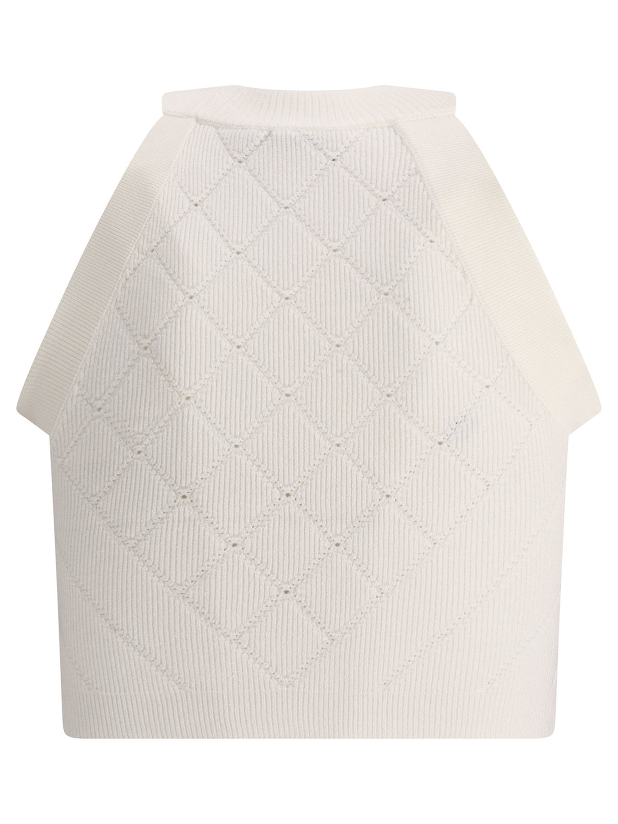 BALMAIN Trendy White Tunic Top for Women - 2024 Collection