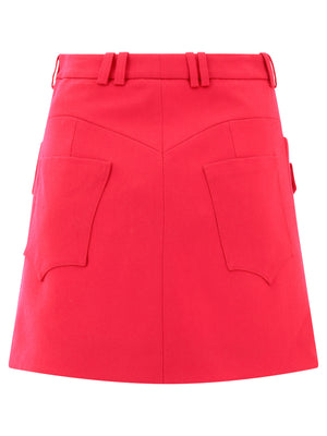 Fuchsia Cut-Out A-Line Skirt - SS24コレクション