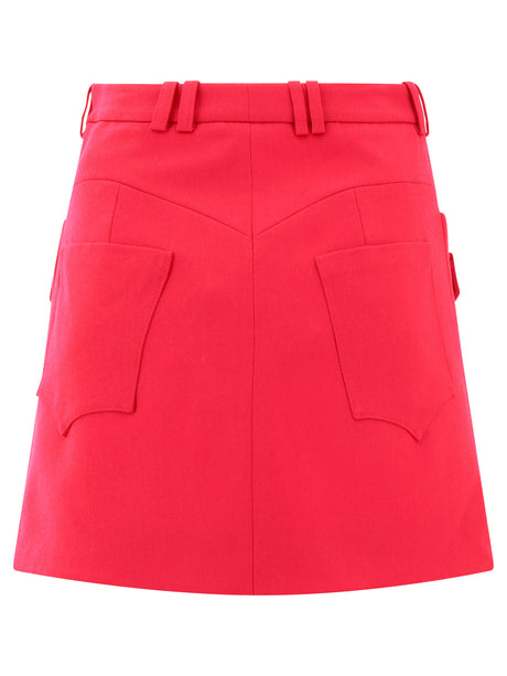 Fuchsia Chân váy cắt xẻ A-Line dành cho phụ nữ - Bộ sưu tập SS24
