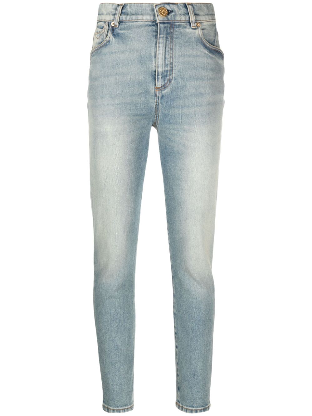 BALMAIN Women's Bluejeans Pants for SS24