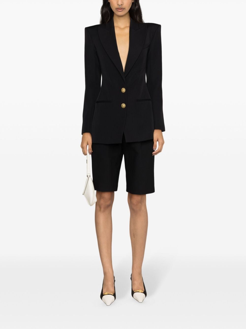 BALMAIN 2024 Black Outerwear Jacket for Women