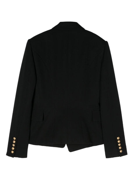 Áo blazer nữ màu đen hai hàng cúc - Bộ sưu tập SS24