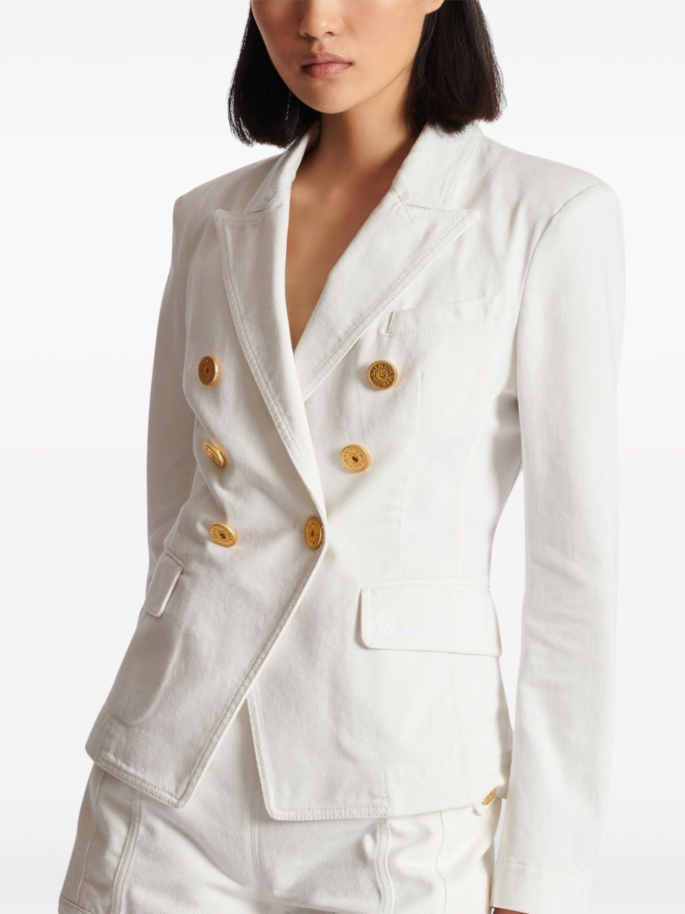 BALMAIN 24SS White Outer Jacket for Women