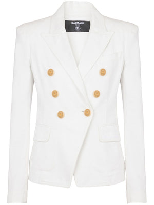 BALMAIN 24SS White Outer Jacket for Women