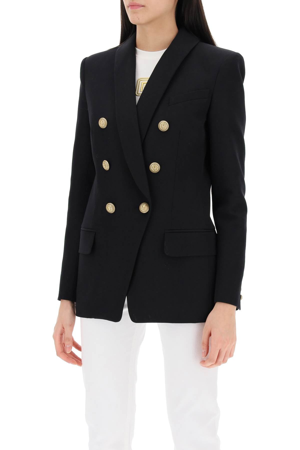 BALMAIN Stylish 24SS Women's Noir Jacket