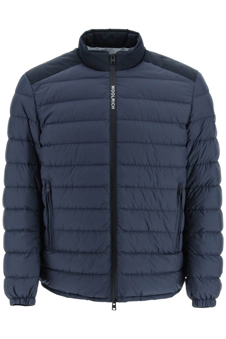 WOOLRICH Men's Blue Down Jacket for SS24