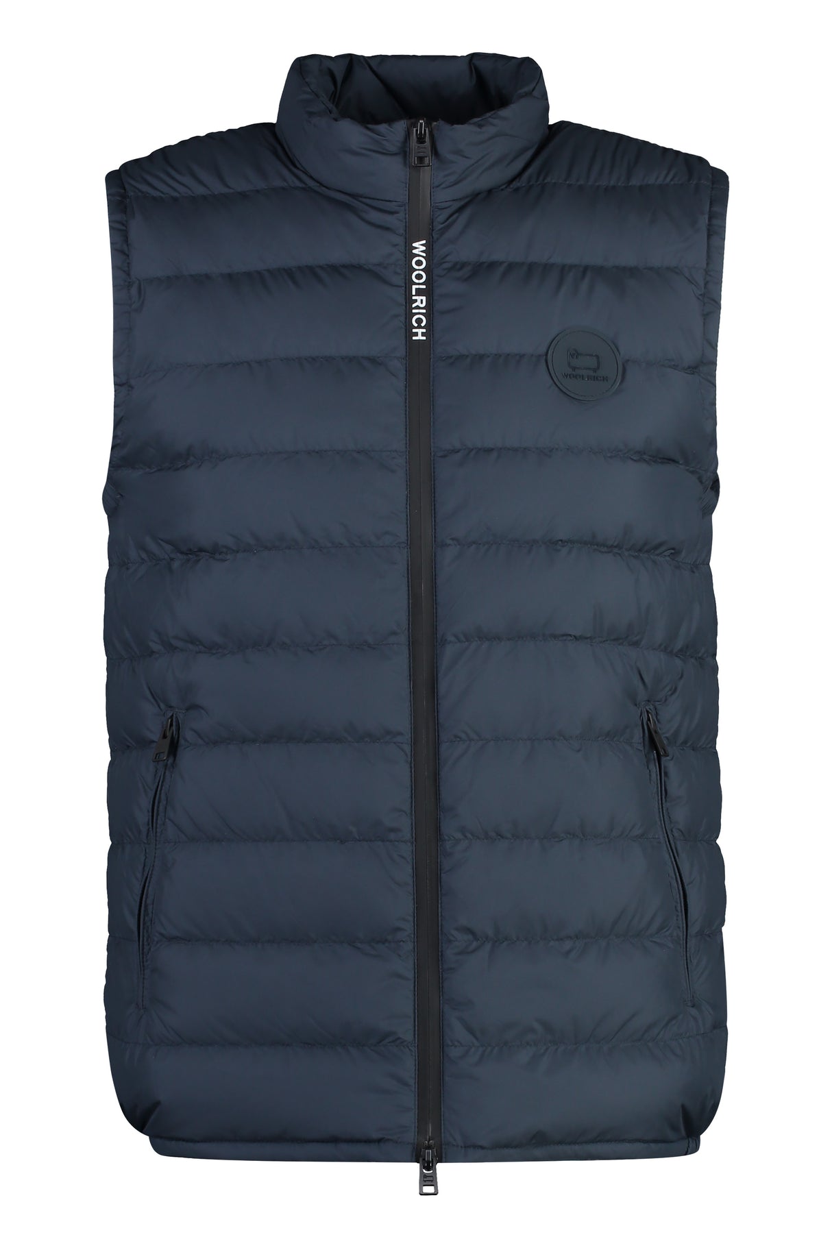 WOOLRICH Blue Sundance Bodywarmer Jacket for Men - SS24