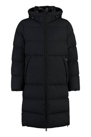 WOOLRICH Men's Supreme Long Hooded Down Jacket for FW24