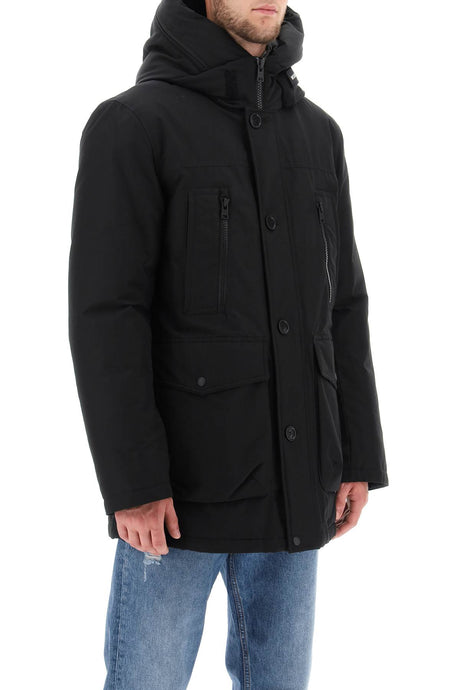 Áo khoác lông không lông Artic đen cho nam - Phù hợp với thời tiết mát vừa phải