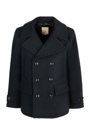 WOOLRICH WOOL BLEND PEACOAT