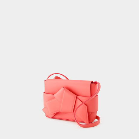 ACNE STUDIOS Luxurious Pink Calfskin Wallet on Chain for Women with Multifunctional Straps