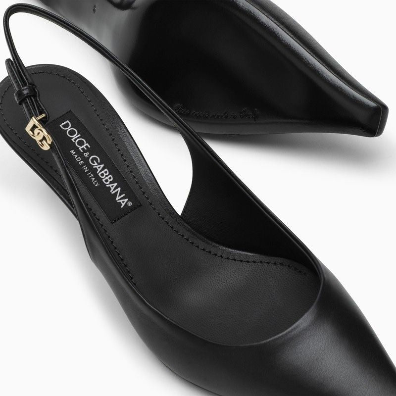 DOLCE & GABBANA Elegant Leather Slingback Pumps for Women