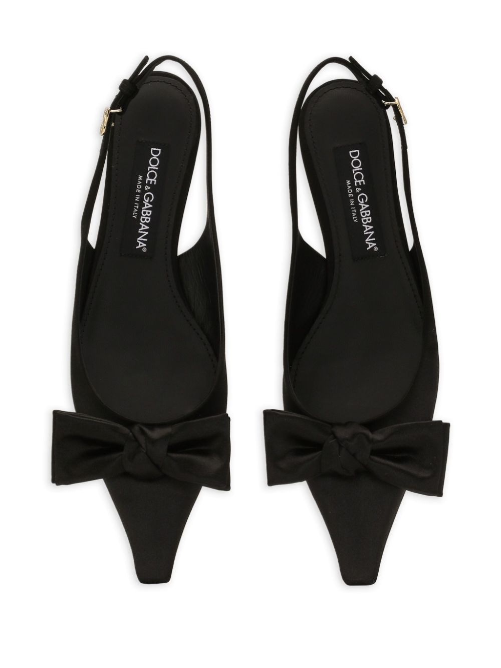 DOLCE & GABBANA Elegant Bow Detail Slingback Pumps for Women