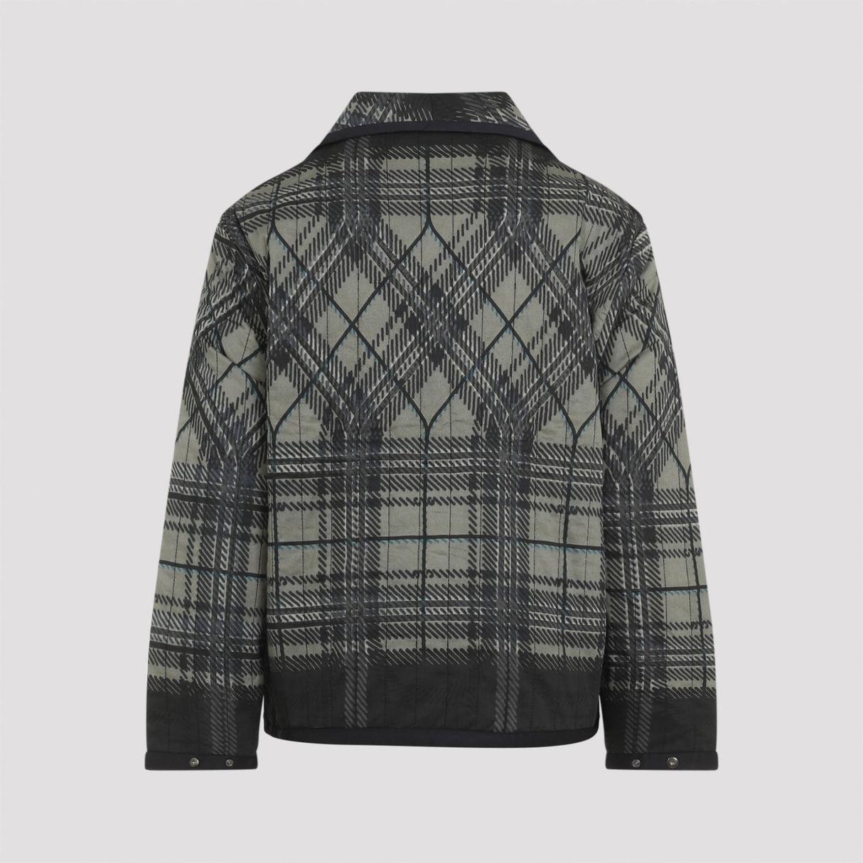 CRAIG GREEN QUILTED PLAID FADE JACKET