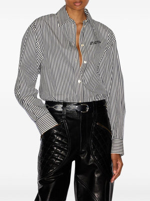 ISABEL MARANT Elegant Striped Silk Blend Shirt