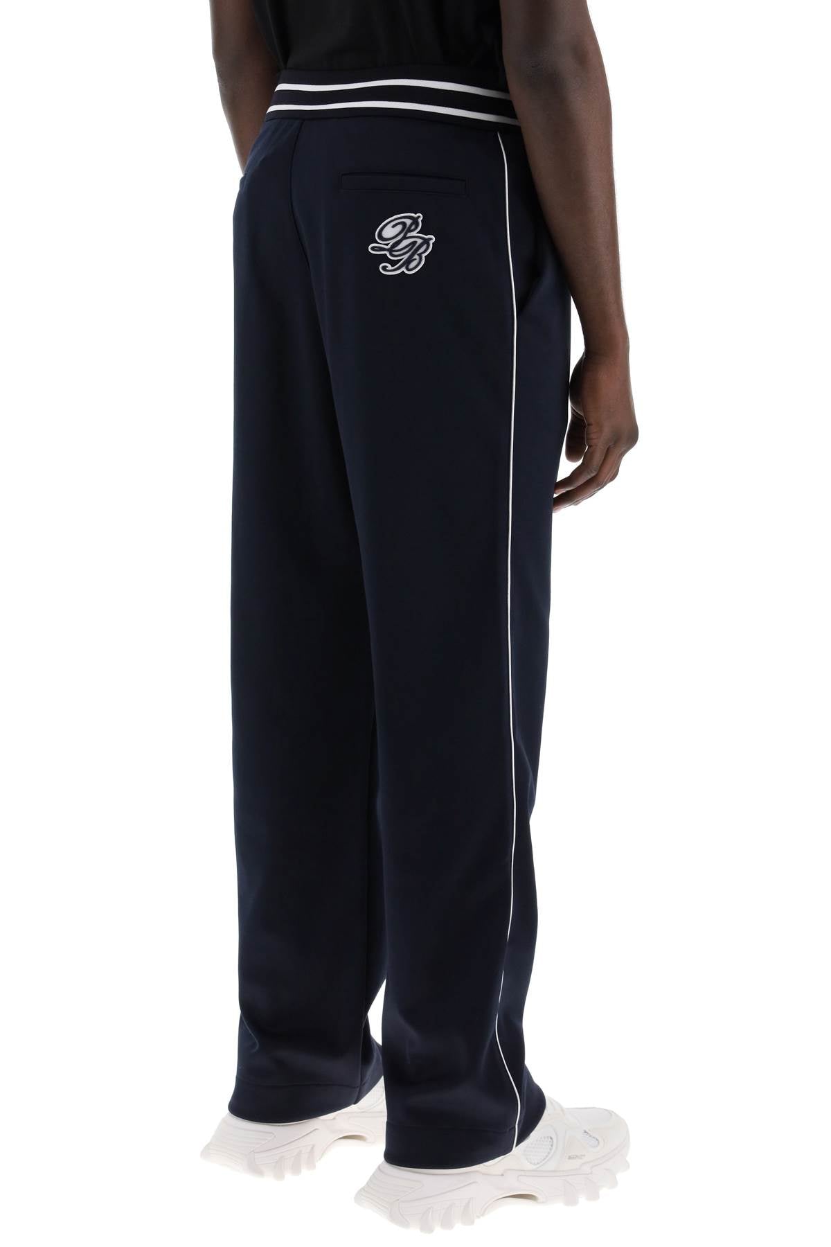 BALMAIN Fashionable Navy Joggers for Men