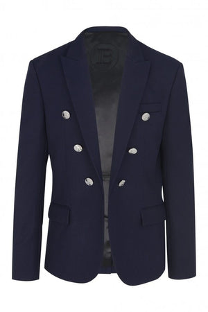 BALMAIN Marine Twill 6 Button Jacket - SS24