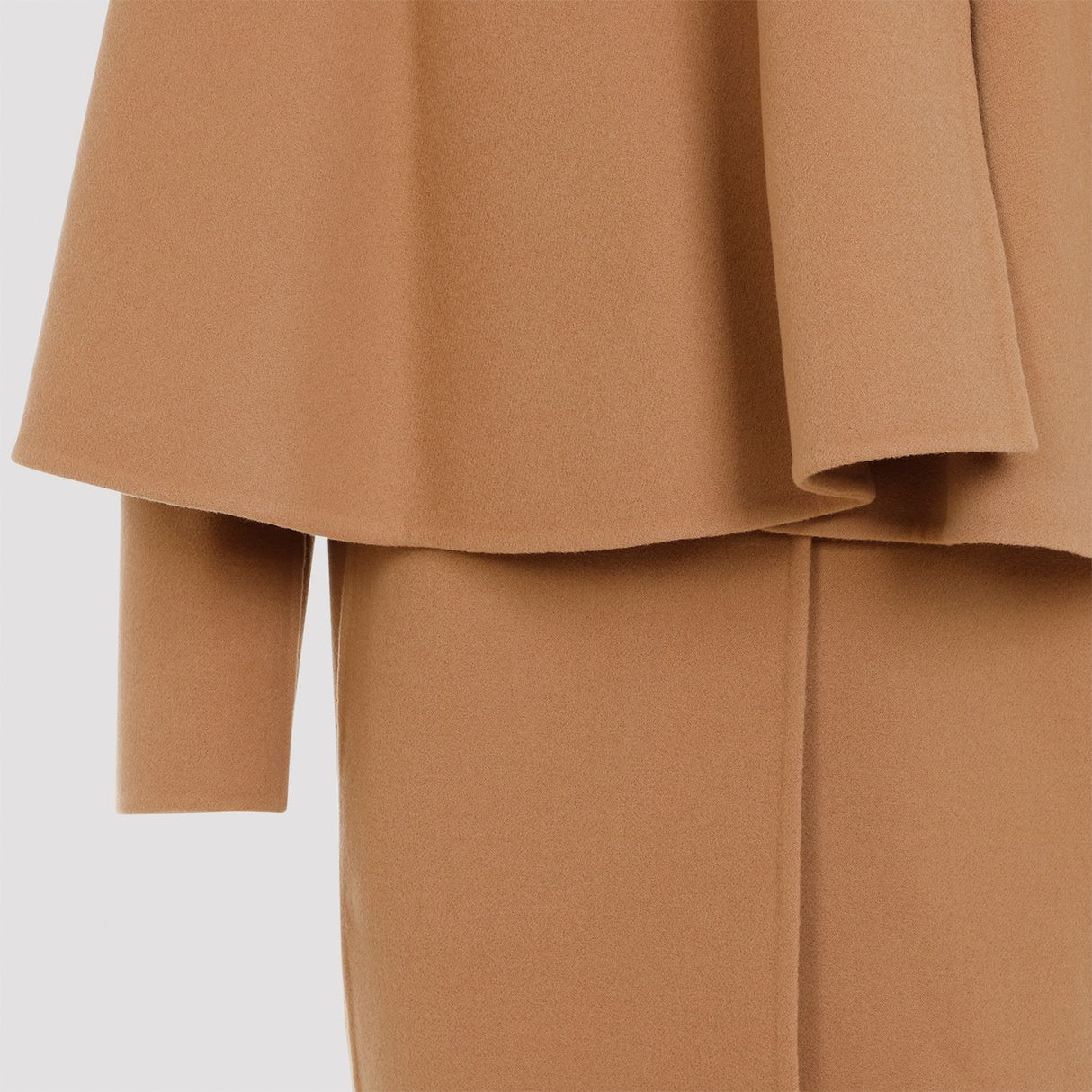 CHLOÉ Luxurious Nude Cashmere-Wool Blend Jacket