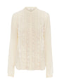 CHLOÉ Silk Georgette Blouse with Ruffles