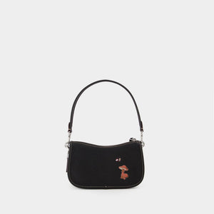 COACH Sleek Black Shoulder Bag for the Fashion-Forward Woman