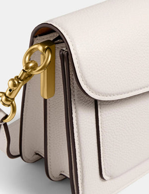 COACH Cream Tabby 26 Hobo Leather Shoulder Bag